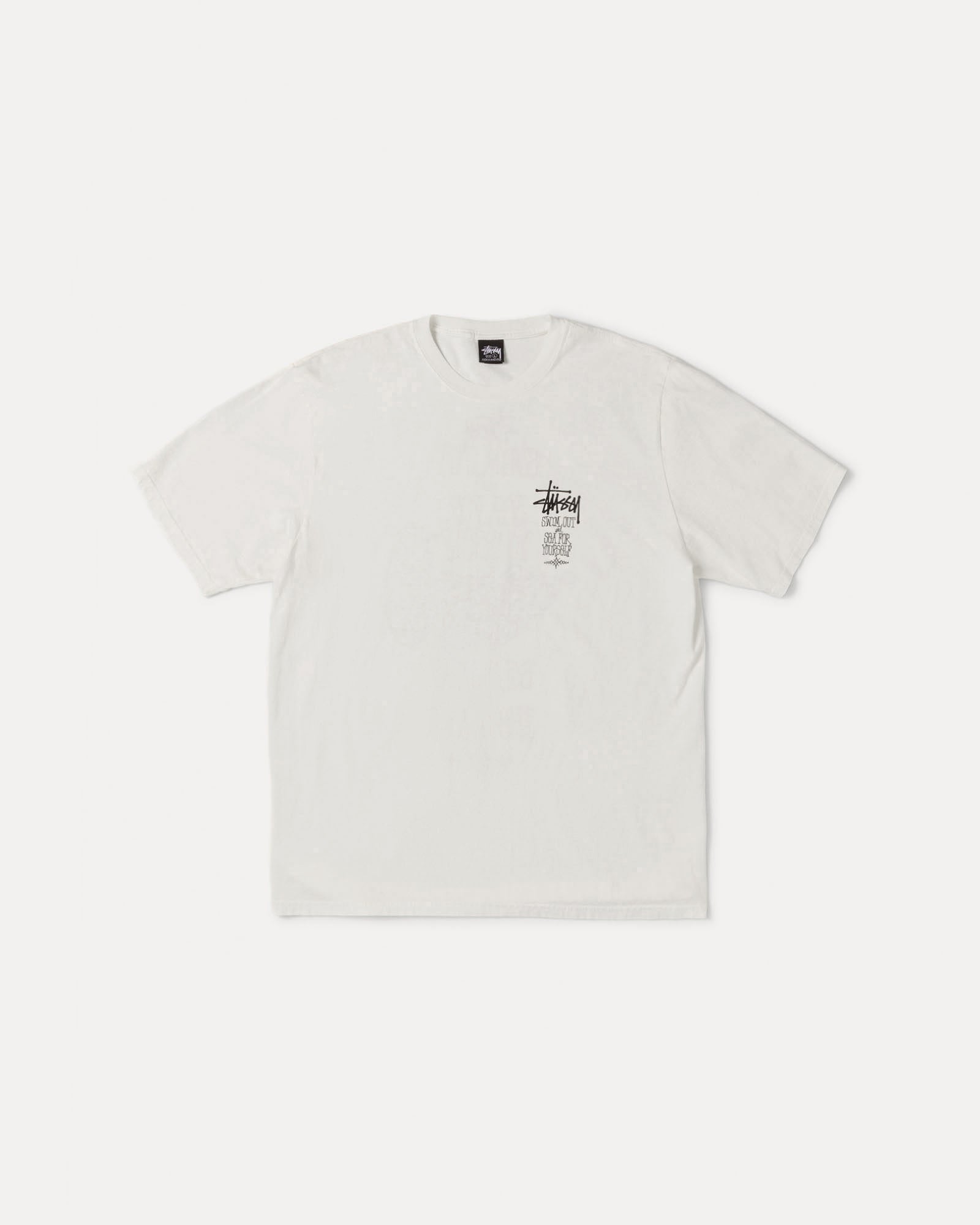 Swim Out Pig. Dyed Tee Mens Short Sleeve In Natural