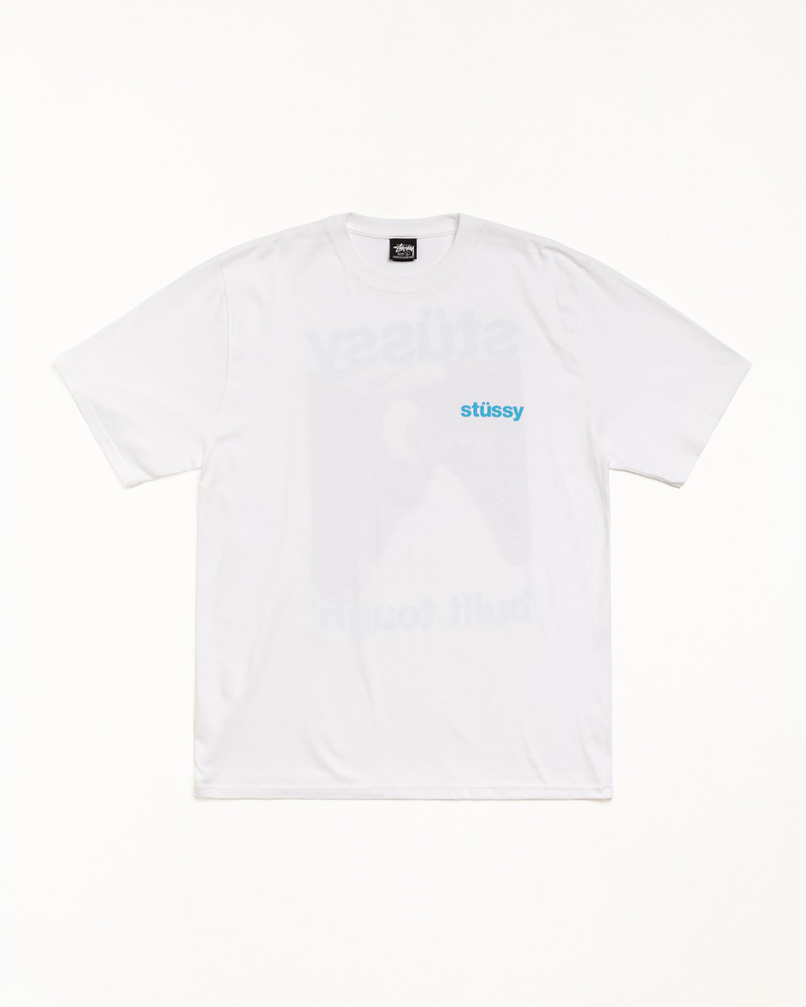 Built Tough Tee Mens Short Sleeve In White