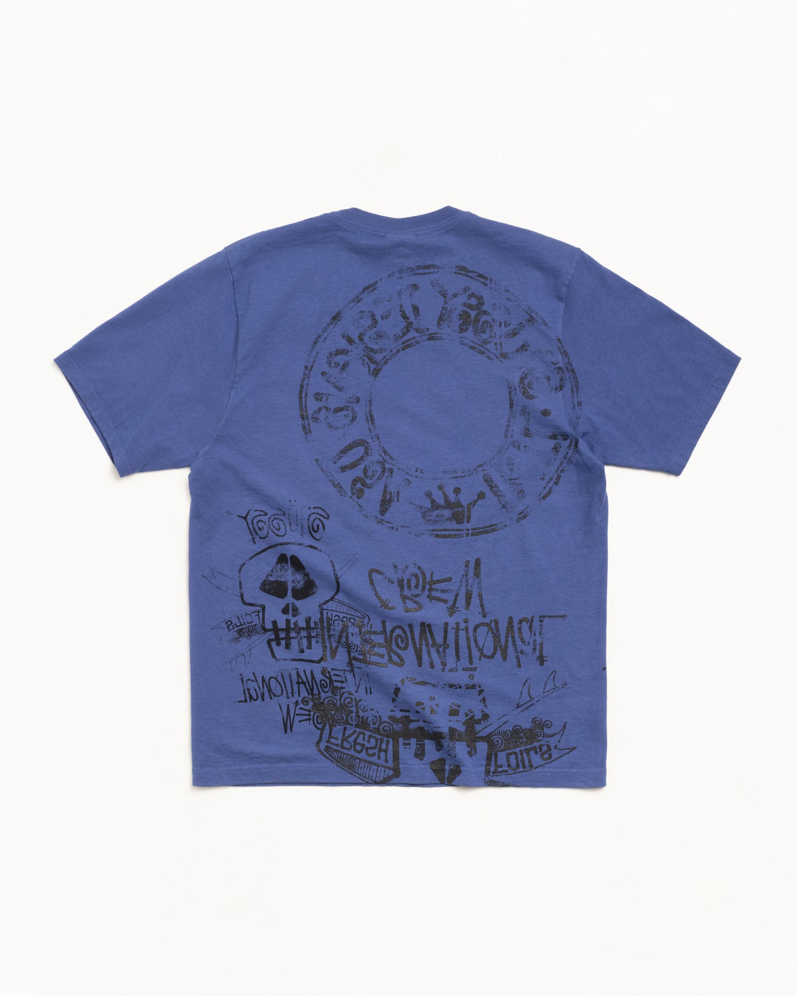 Skulls Tee Pigment Dyed – Indigo | Tees | Stüssy
