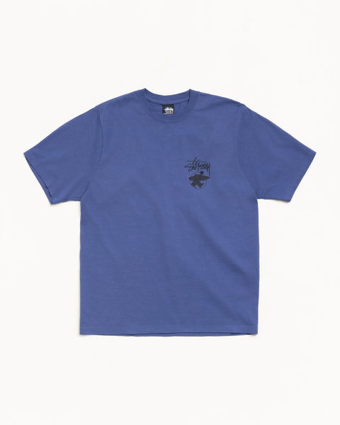 Long Haul Pig. Dyed Tee Mens Short Sleeve In Indigo
