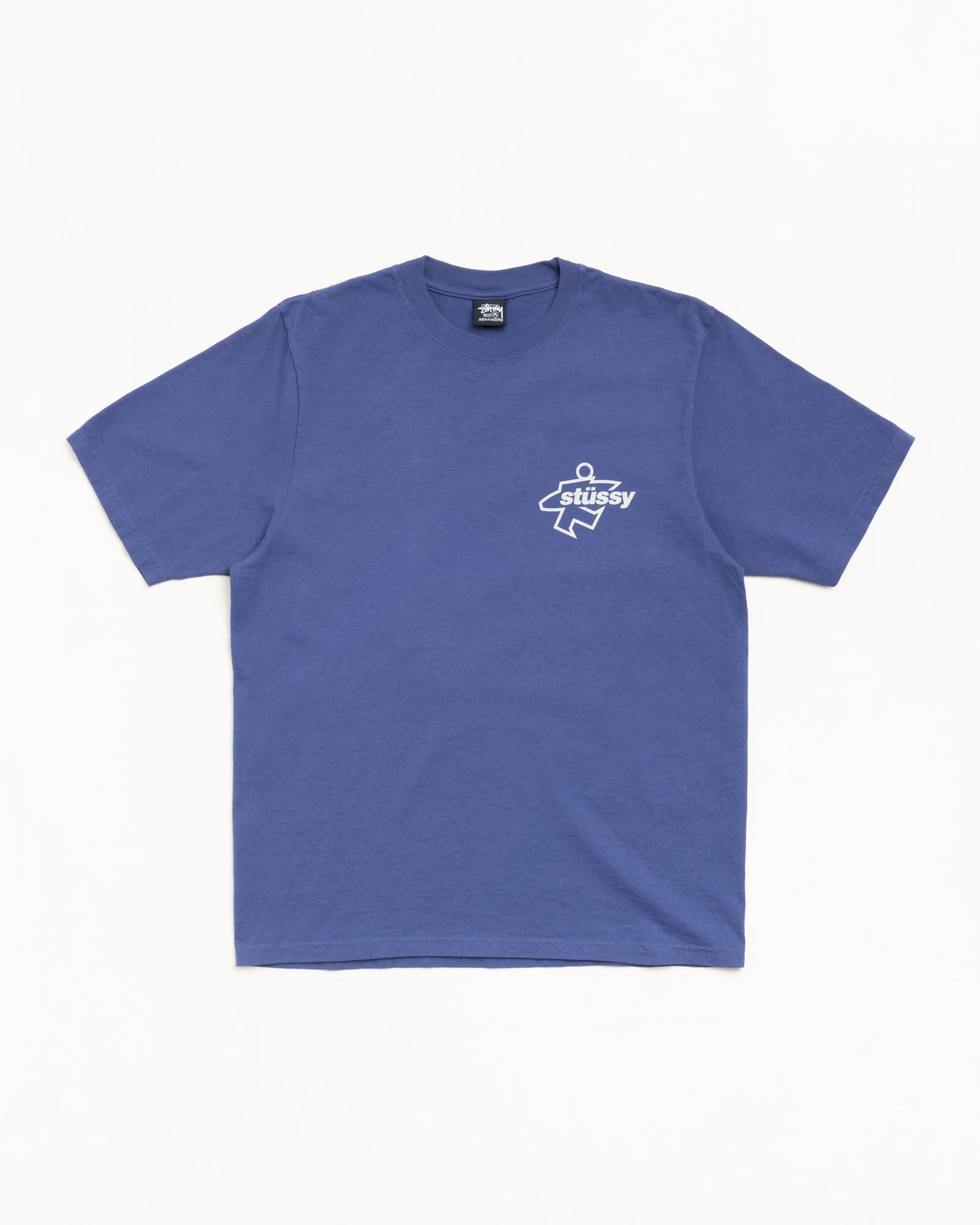 Surf Size Pig. Dyed Tee Mens Short Sleeve In Indigo