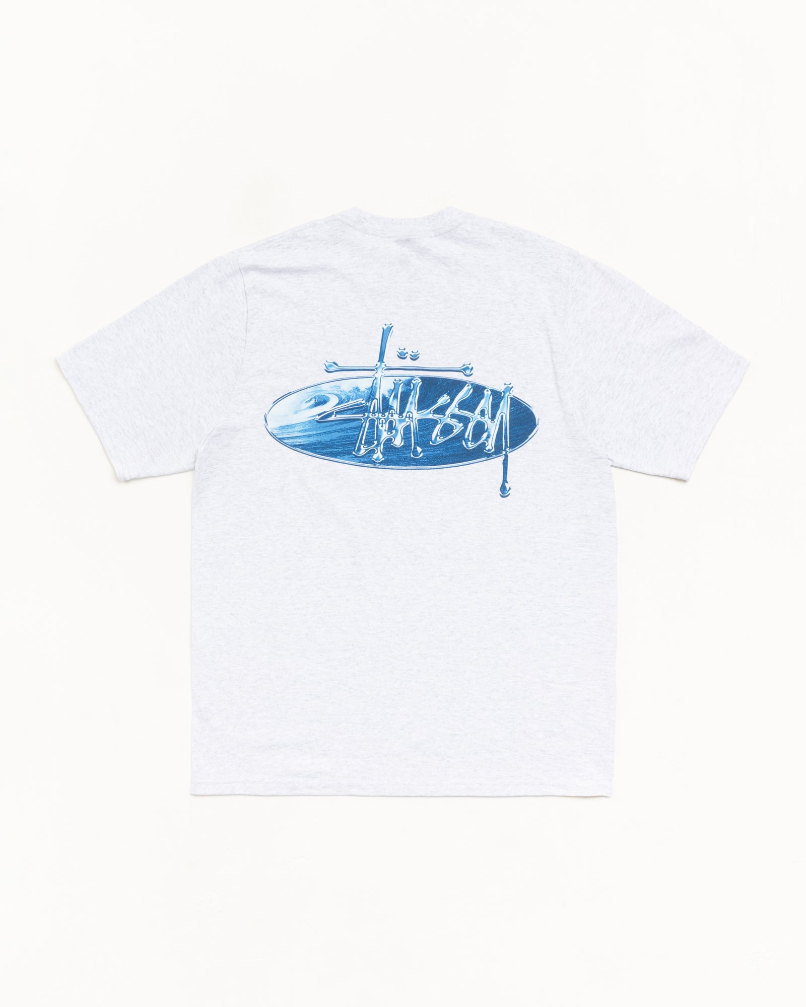 希少　OLD STUSSY 　波デザインTシャツ Wave Oval Tee – Ash Heather | Tees | Stüssy