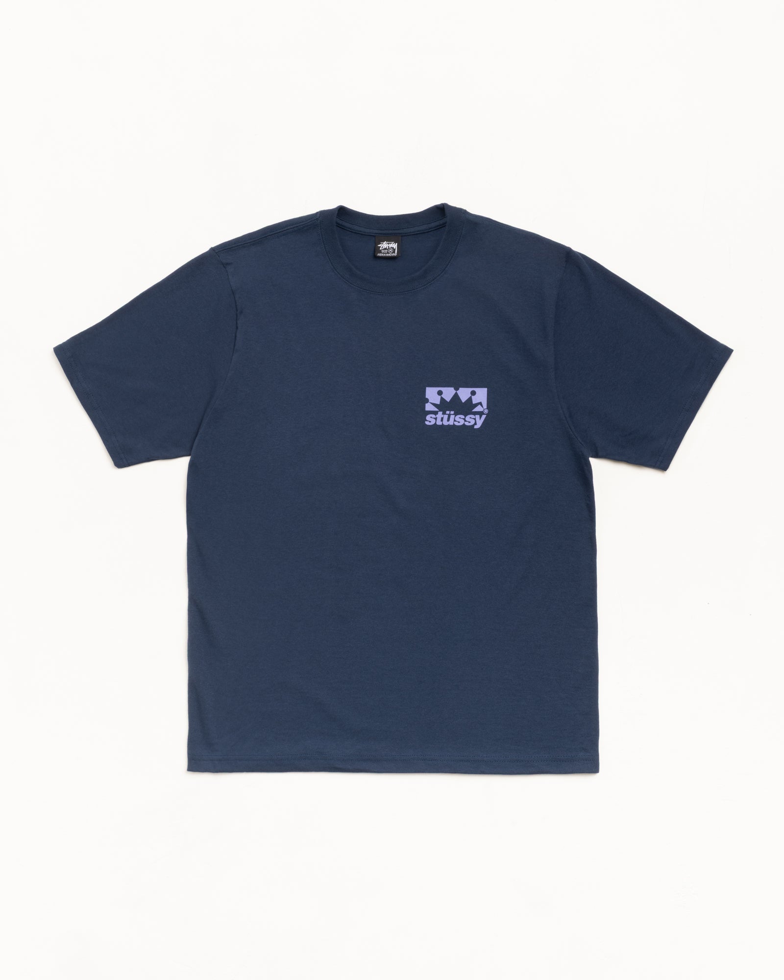 Box Crown Tee Mens Short Sleeve In Navy
