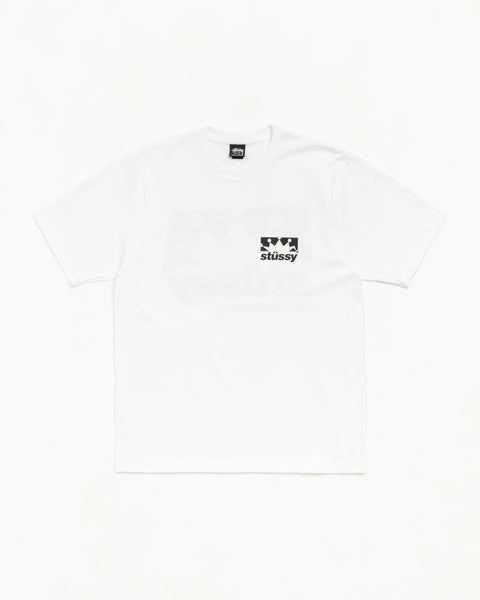 Box Crown Tee Mens Short Sleeve In White