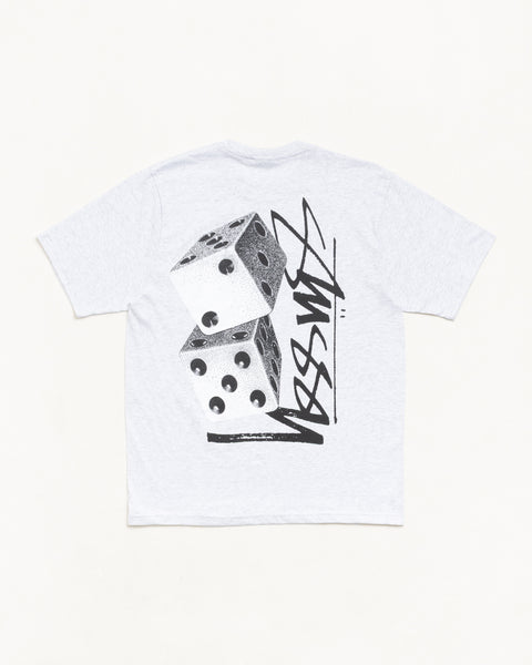 Tall Dice Tee Mens Short Sleeve In Ash Heather