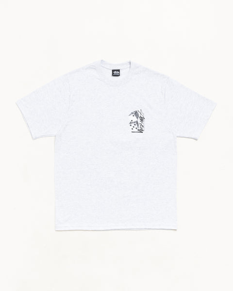 Tall Dice Tee Mens Short Sleeve In Ash Heather