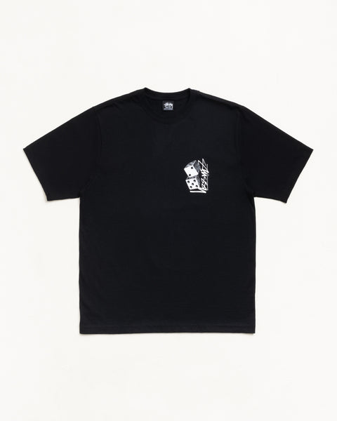 Tall Dice Tee Mens Short Sleeve In Black