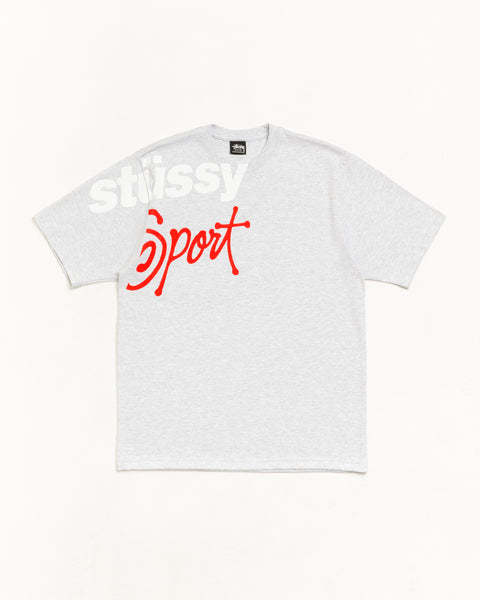Stüssy Sport Tee in Ash Heather