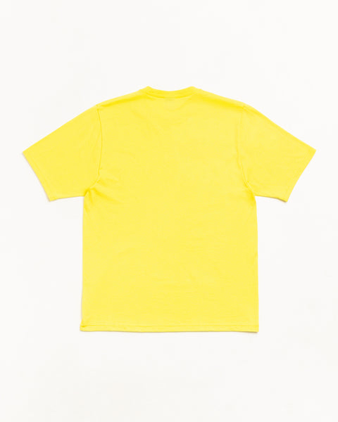 Stüssy Sport Tee unisex short sleeve in Lemon