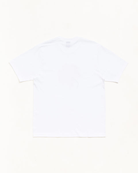 S Flower Tee Unisex Short Sleeve In White
