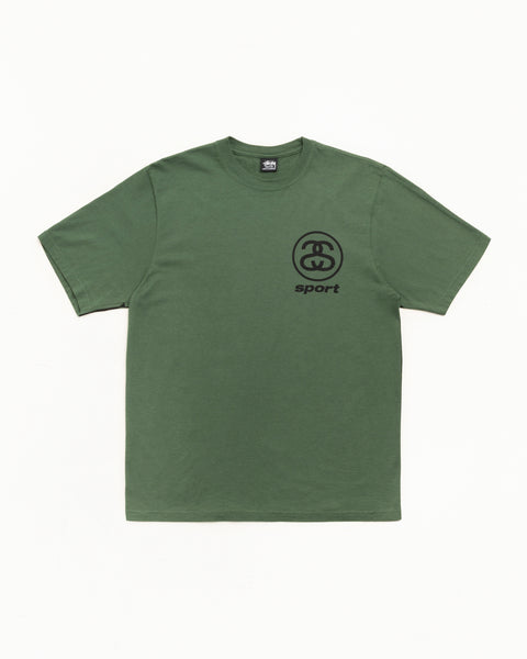 Link Sport Pig. Dyed Tee Unisex Short Sleeve In Pine