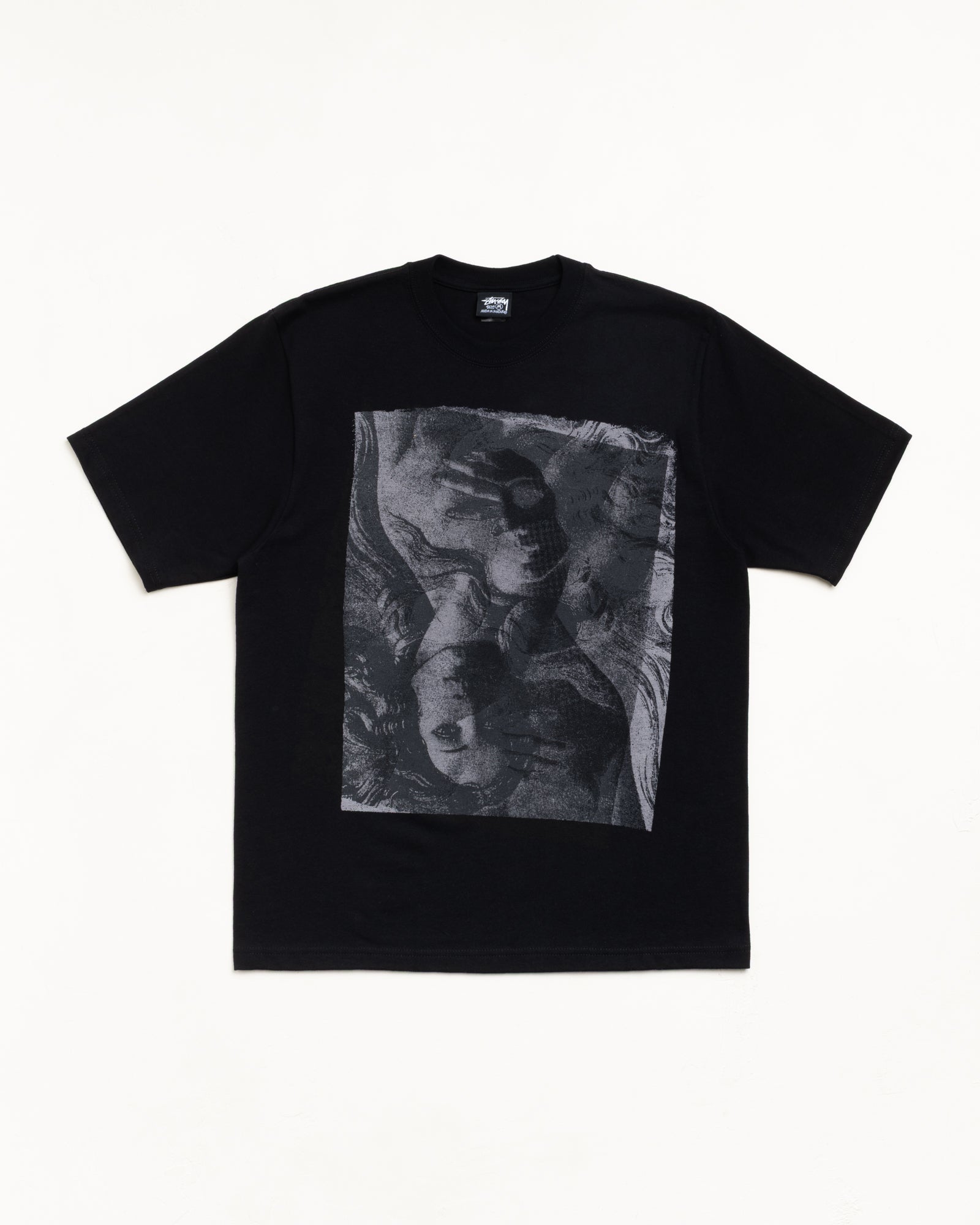 Double Venus Tee Unisex Short Sleeve in Black