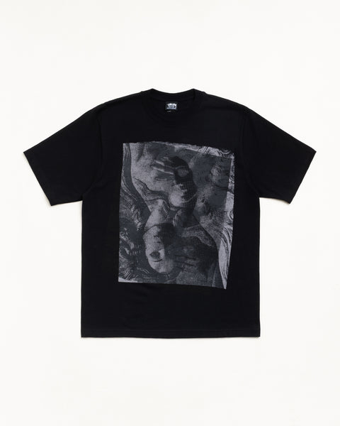 Double Venus Tee Unisex Short Sleeve in Black
