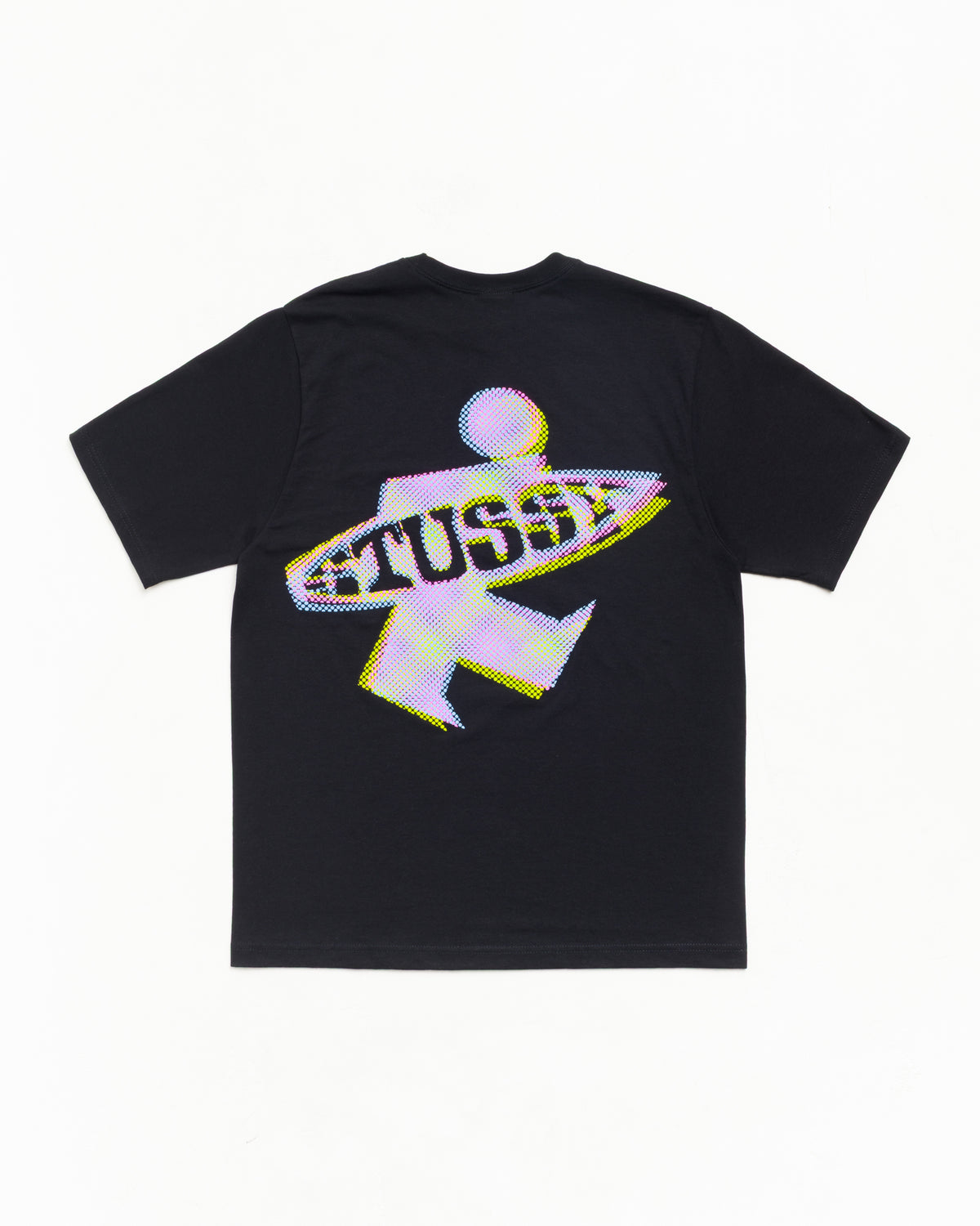 Dot Surf Puff Print Tee – Black | Tees | Stüssy