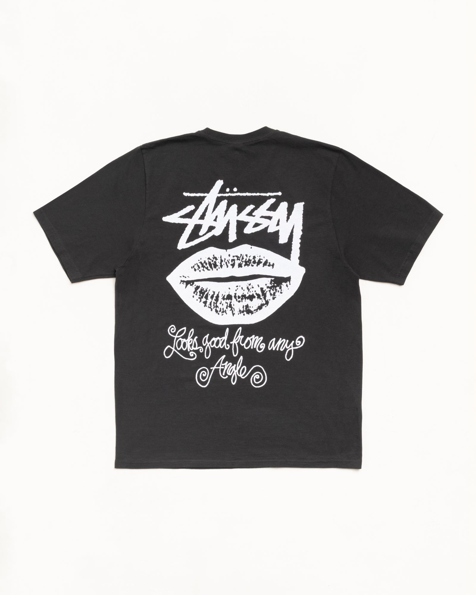 Any Angle Tee Pigment Dyed – Faded Black | Tees | Stüssy Any Angle Tee Pigment Dyed – Faded Black | Tees | Stüssy