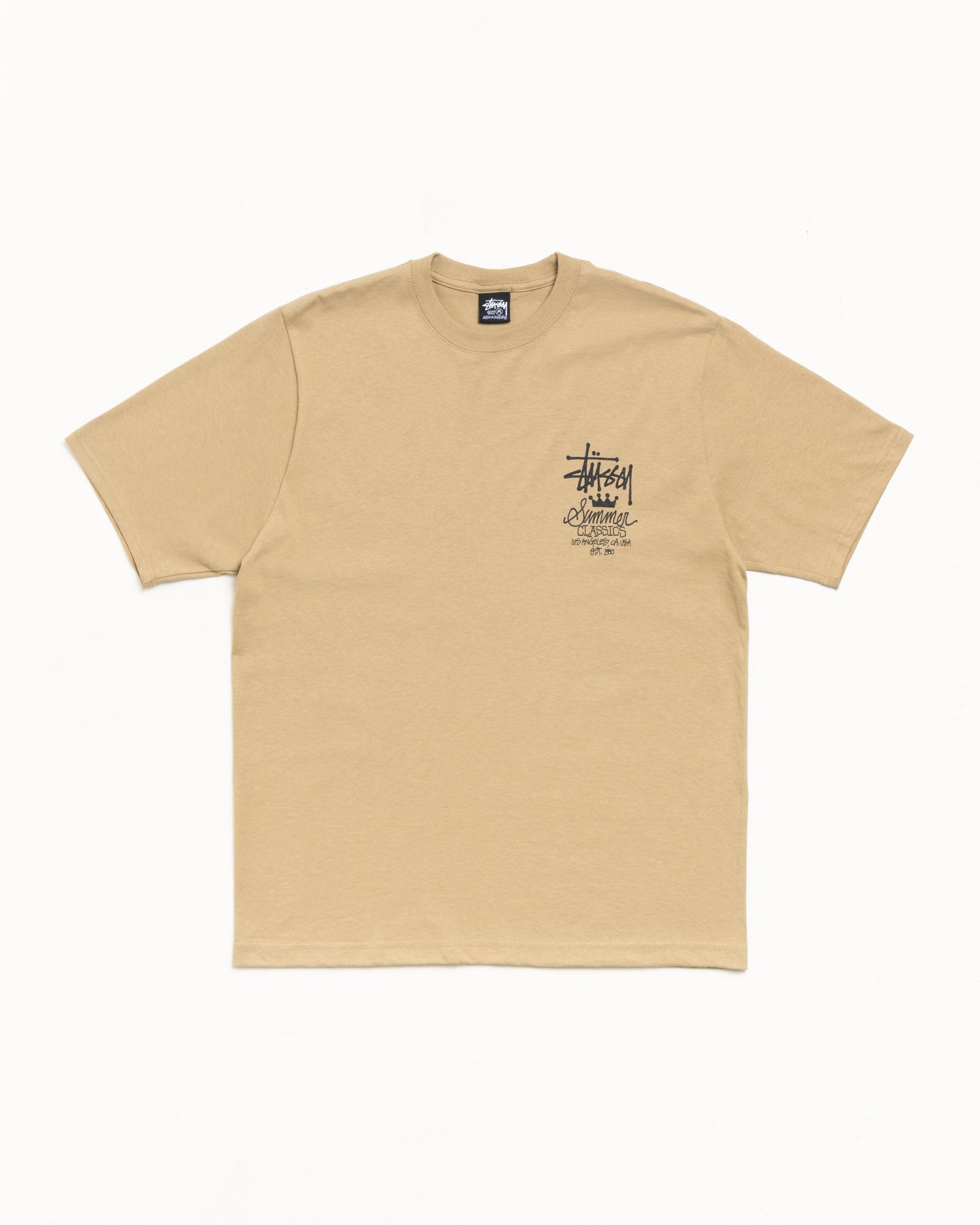 Summer Classics Tee Unisex Short Sleeve In Khaki