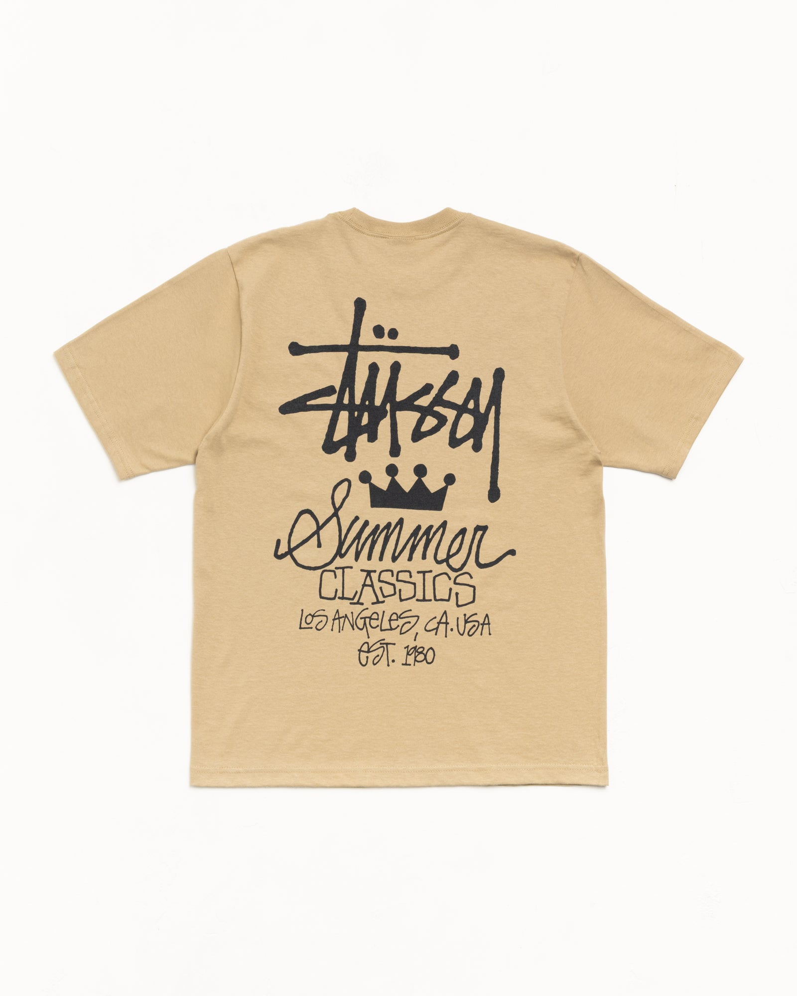 Summer Classics Tee Unisex Short Sleeve In Khaki
