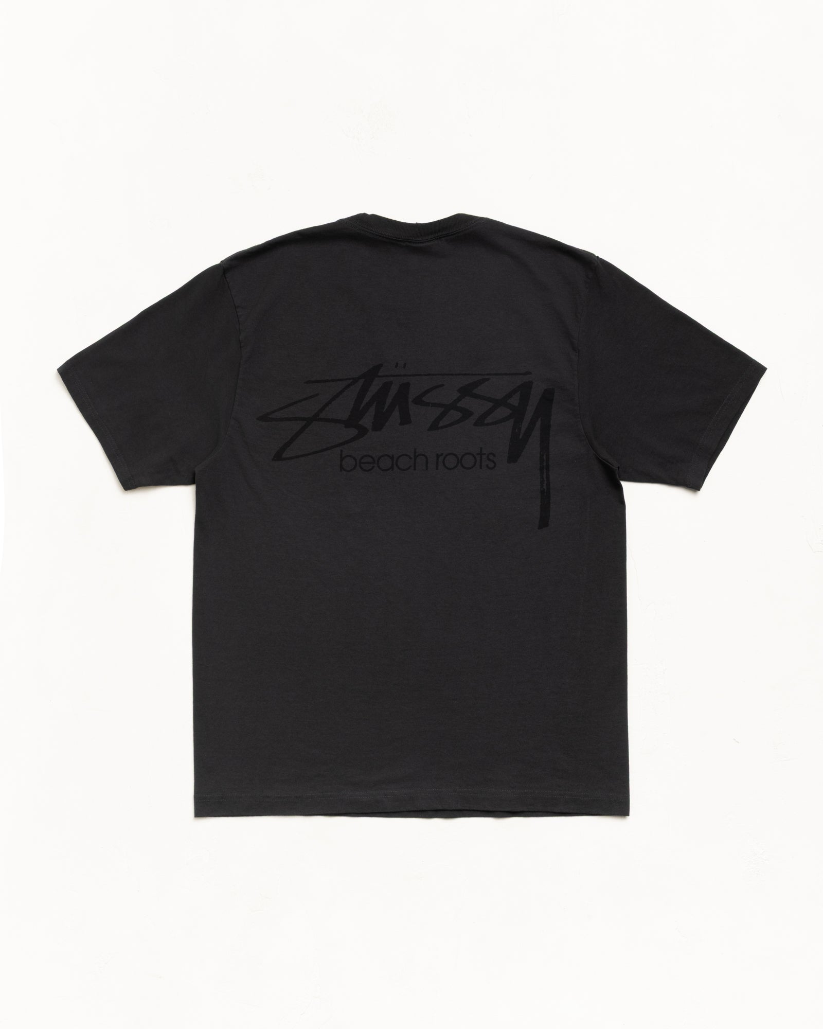 Beach Roots Tee Pigment Dyed – Faded Black | Tees | Stüssy