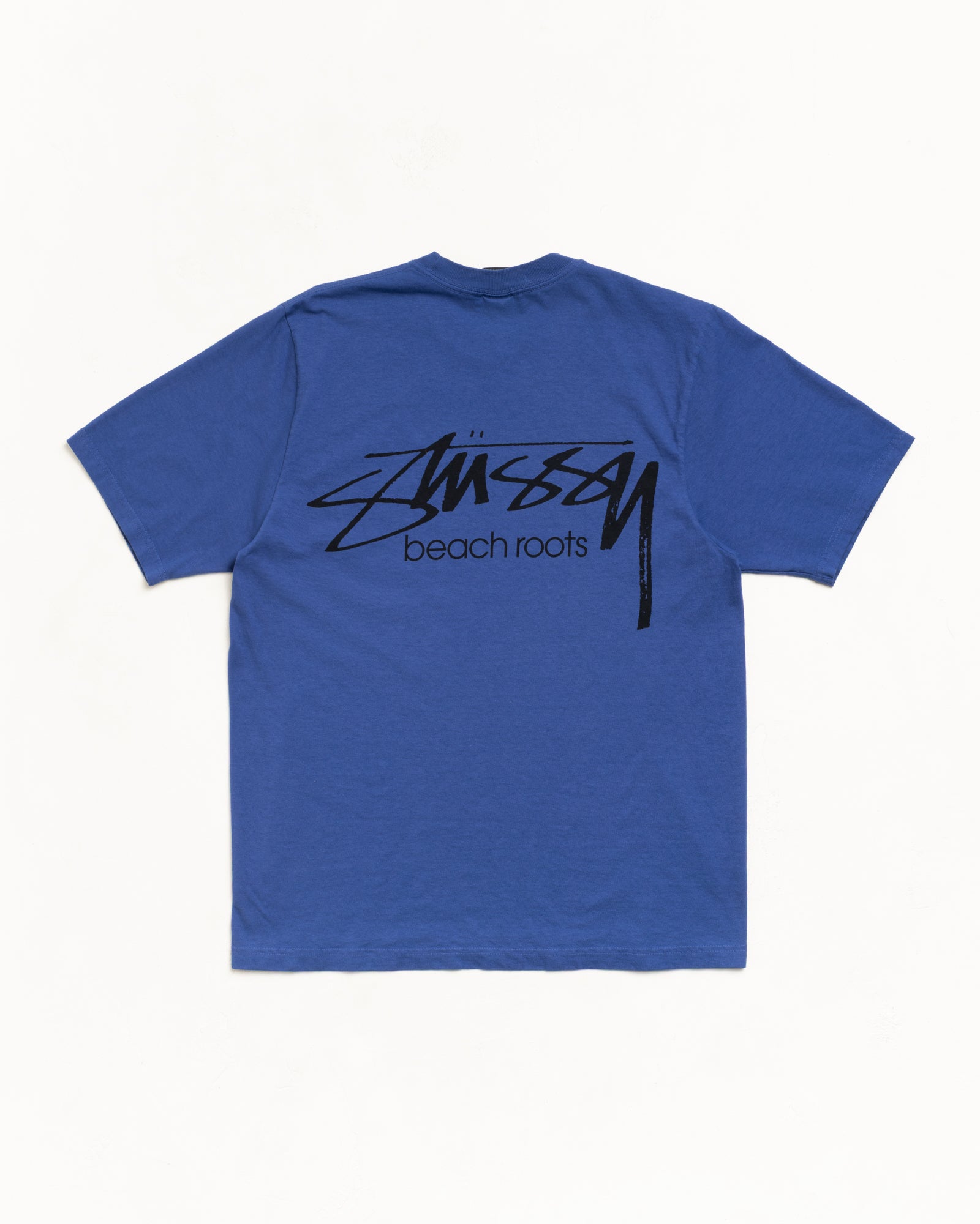 Beach Roots Pig. Dyed Tee Unisex Short Sleeve In Indigo