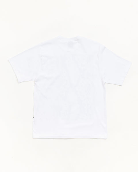 Snakeskin Tee Unisex Short Sleeve In White