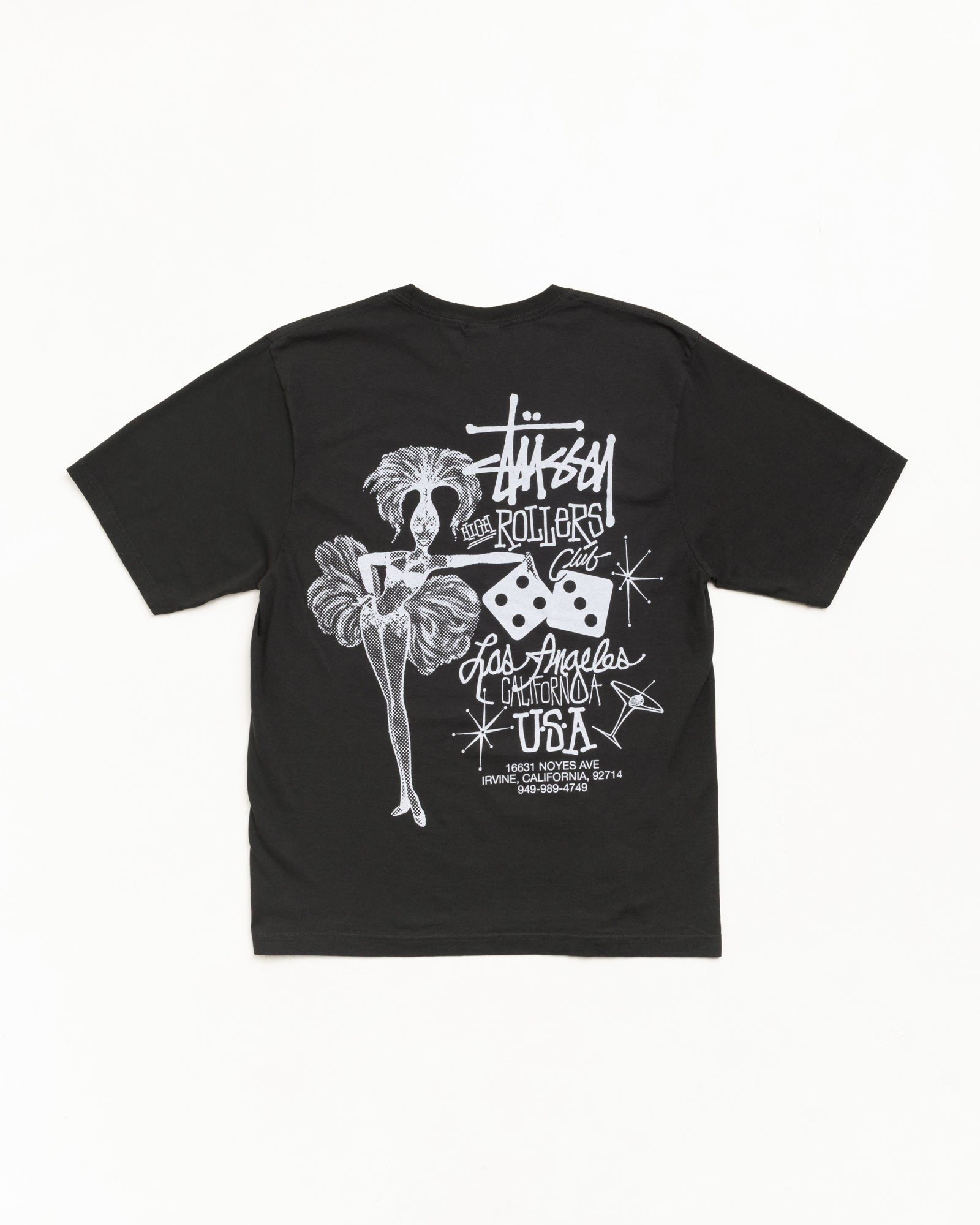 High Rollers Pig. Dyed Tee Unisex Short Sleeve In Faded Black | hero:main:collection:new-arrivals,shirts,tops-shirts,all,tees,outerwear,denim,knits,accessories,sunglasses,hoodies,sweats,mens-hoodies-sweatshirts,shorts,pants,bottoms,crew-sweats,zip-ups,swim,sweatpants,graphics,lazy-tees,swim,basic-9twenty,button-ups,shorts,cargos,denim-jeans,bottoms,bags,belts,wearables,gear,footwear,button-ups,basic-tops,jerseys,big-ol,classics,slim,jackets,all, | product-card-slider