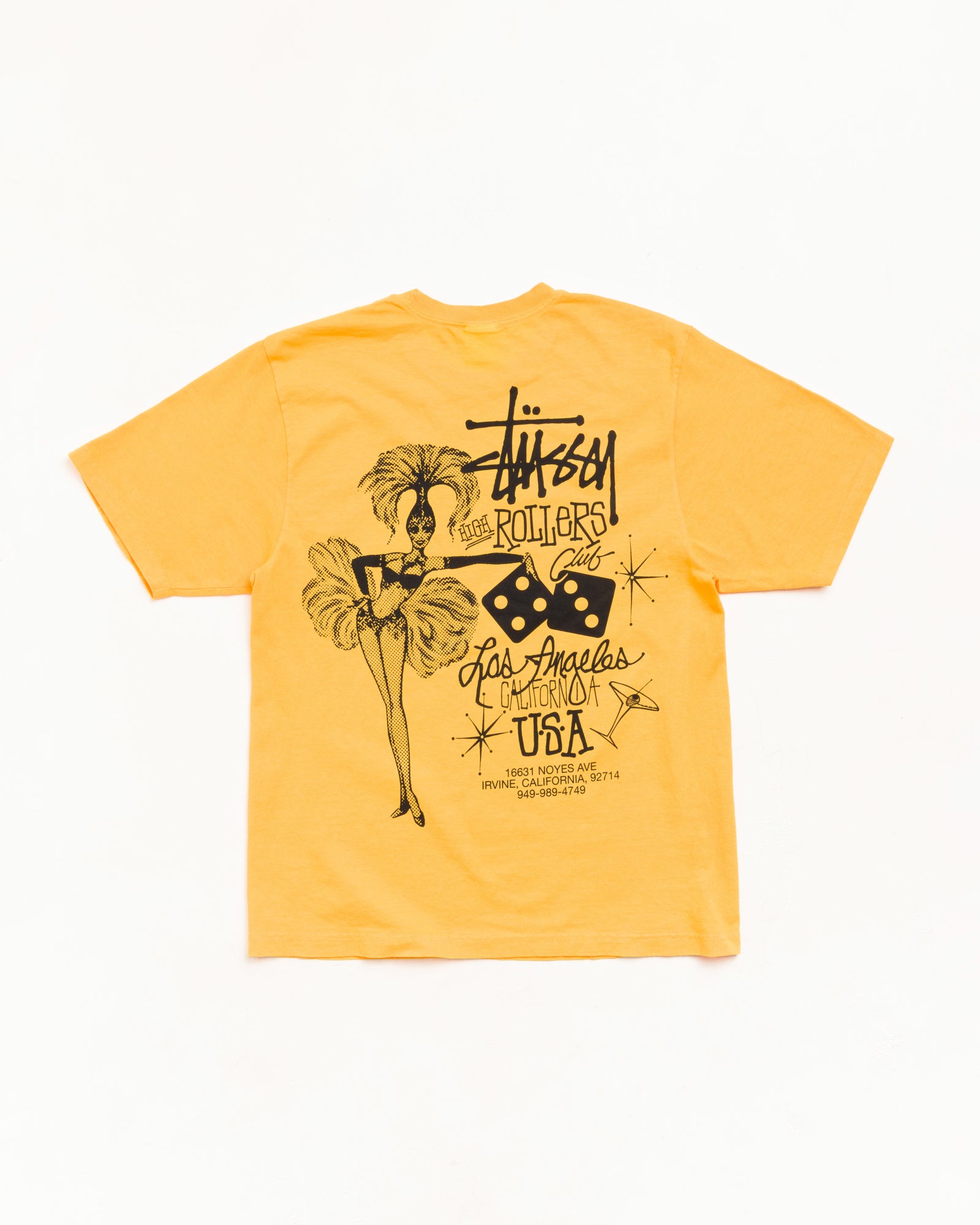 High Rollers Tee – Marigold | Tees | Stüssy