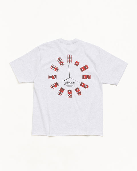 Dice Clock Tee Unisex Short Sleeve In Ash Heather