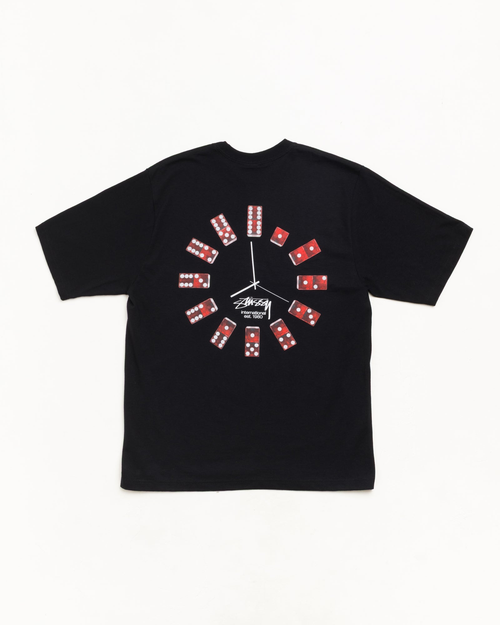 Dice Clock Tee - Black | Tees | Stüssy