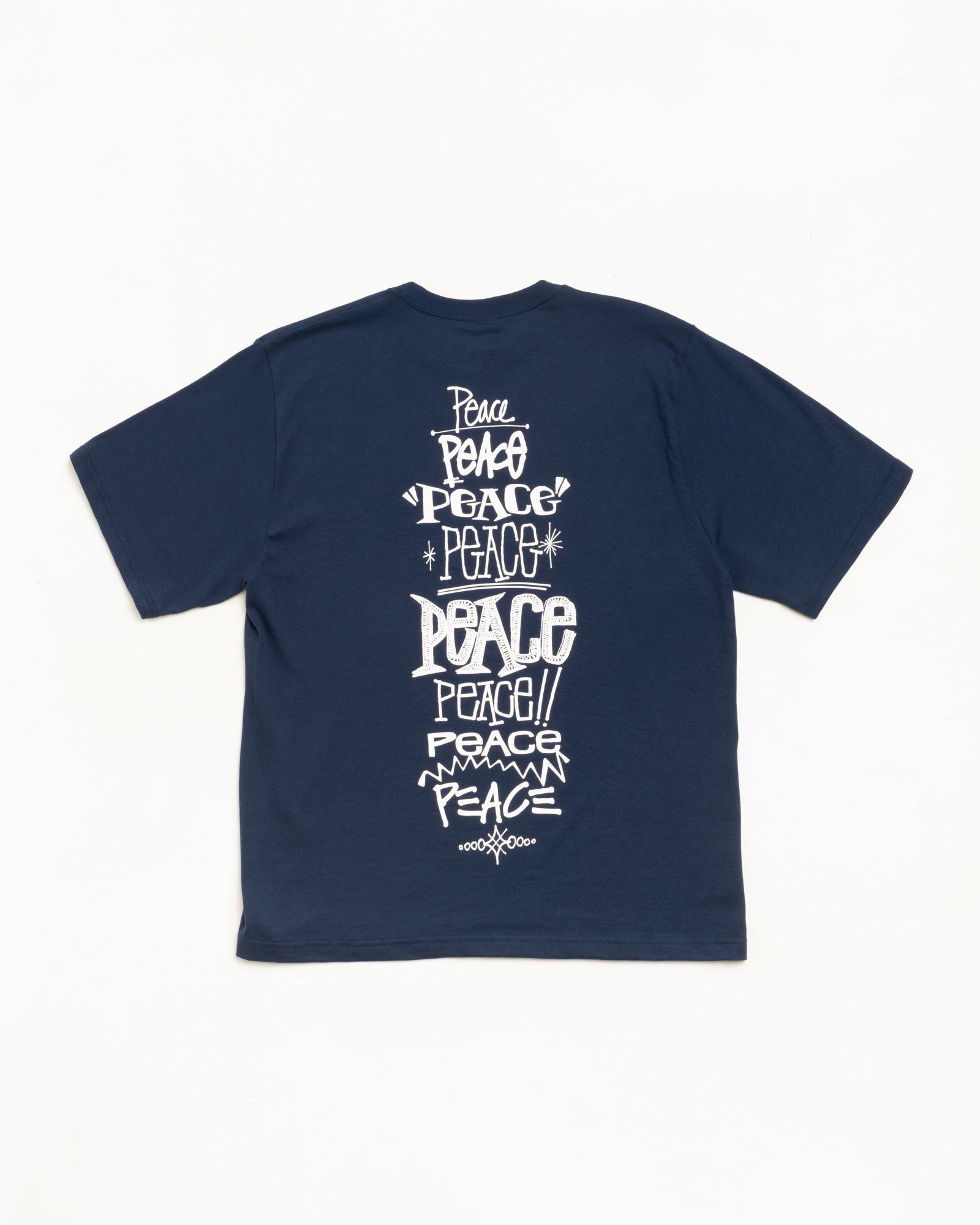 Peace Increased Tee - Navy | Tees | Stüssy