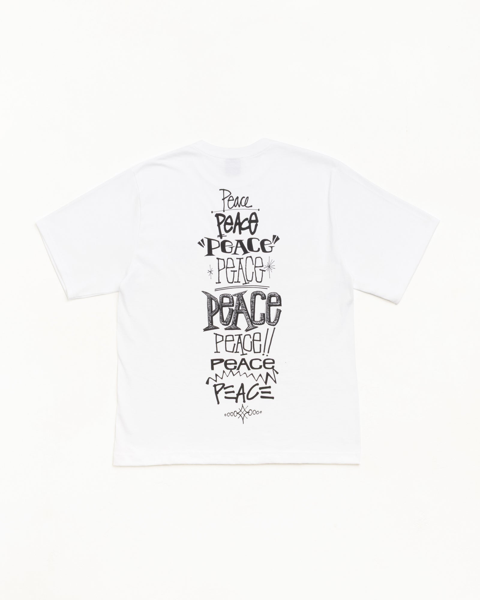 Peace Increased Tee - White | Tees | Stüssy