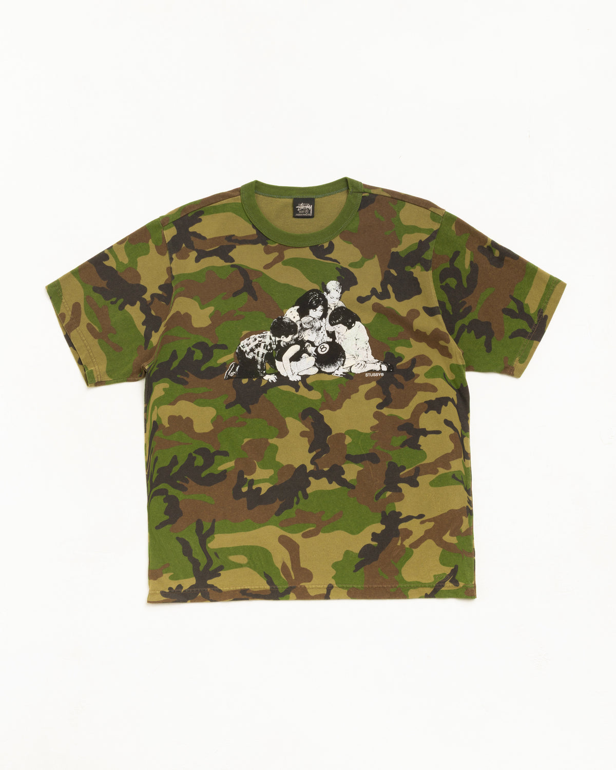 Kids Tee Unisex Short Sleeve In Camo