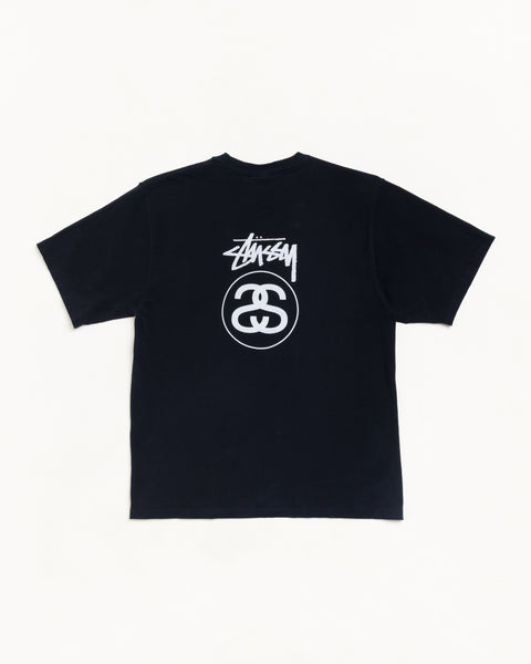 Stock Link Tee Unisex Short Sleeve In Black