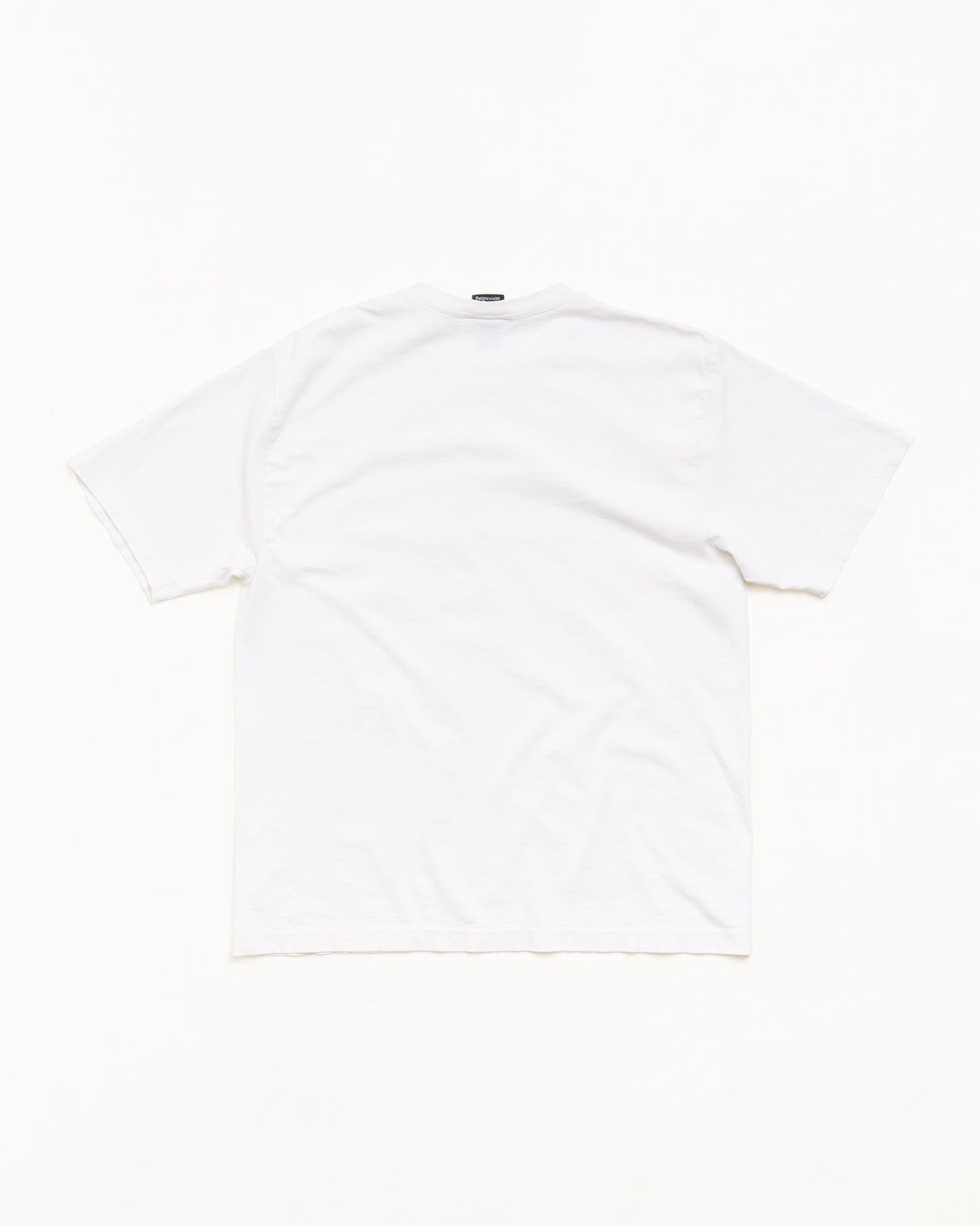 Block Sport Tee Unisex Short Sleeve In White