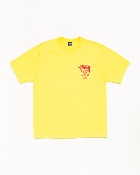 Big Love Tee Mens Short Sleeve In Lemon