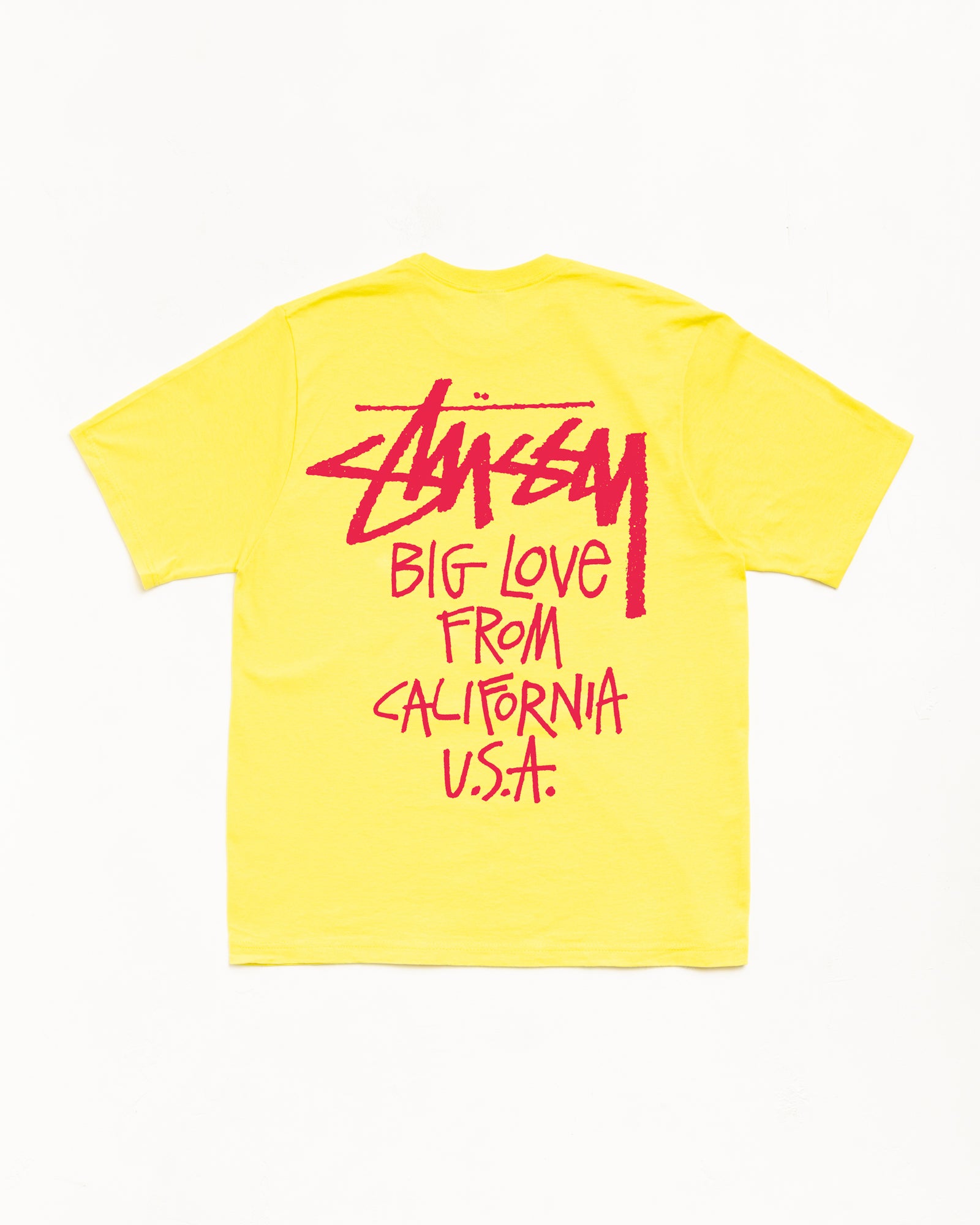 Big Love Tee Mens Short Sleeve In Lemon