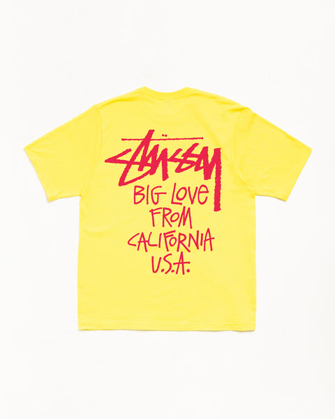 Big Love Tee Mens Short Sleeve In Lemon