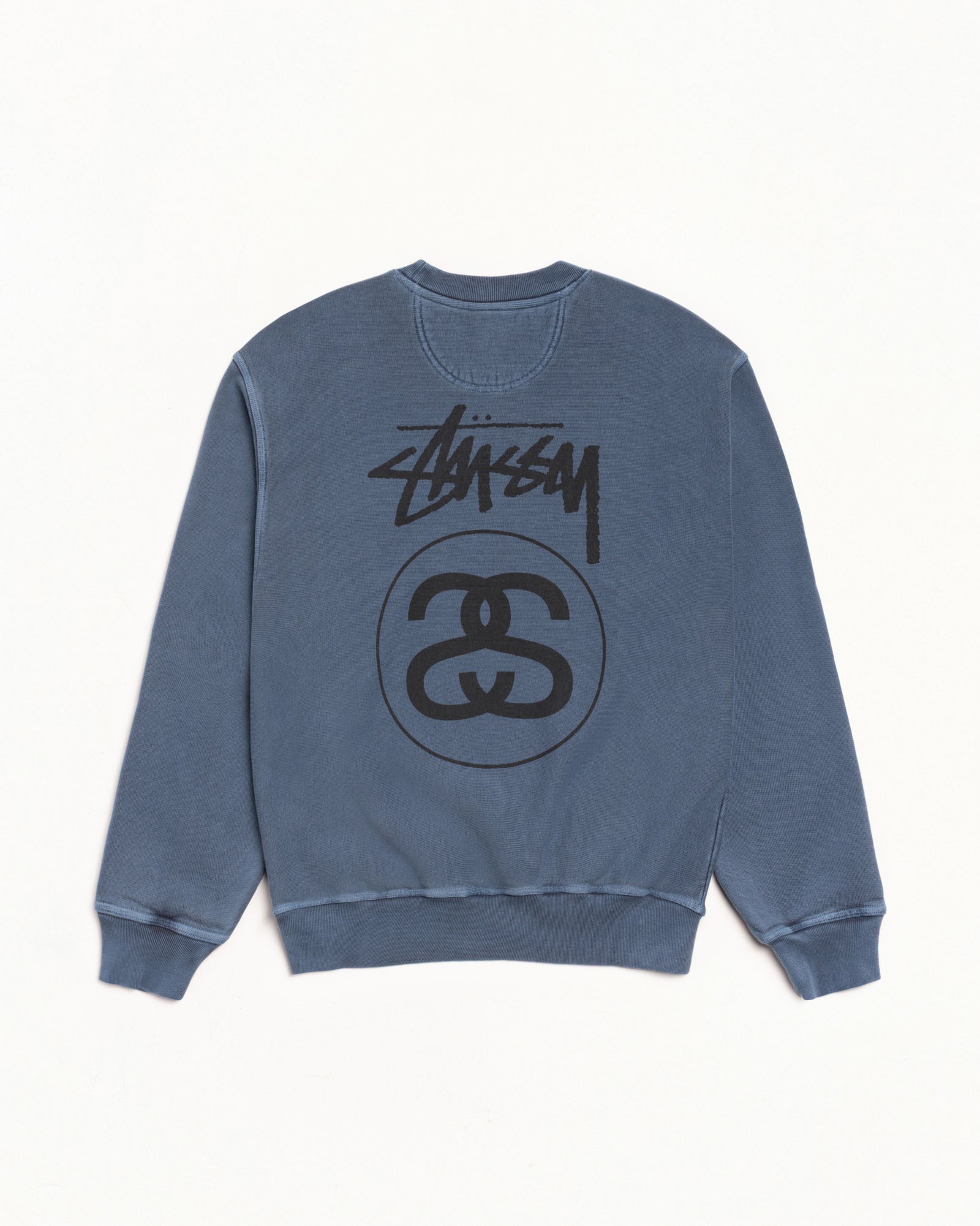 Stock Link Crew Pigment Dyed – Navy | Sweats | Stüssy