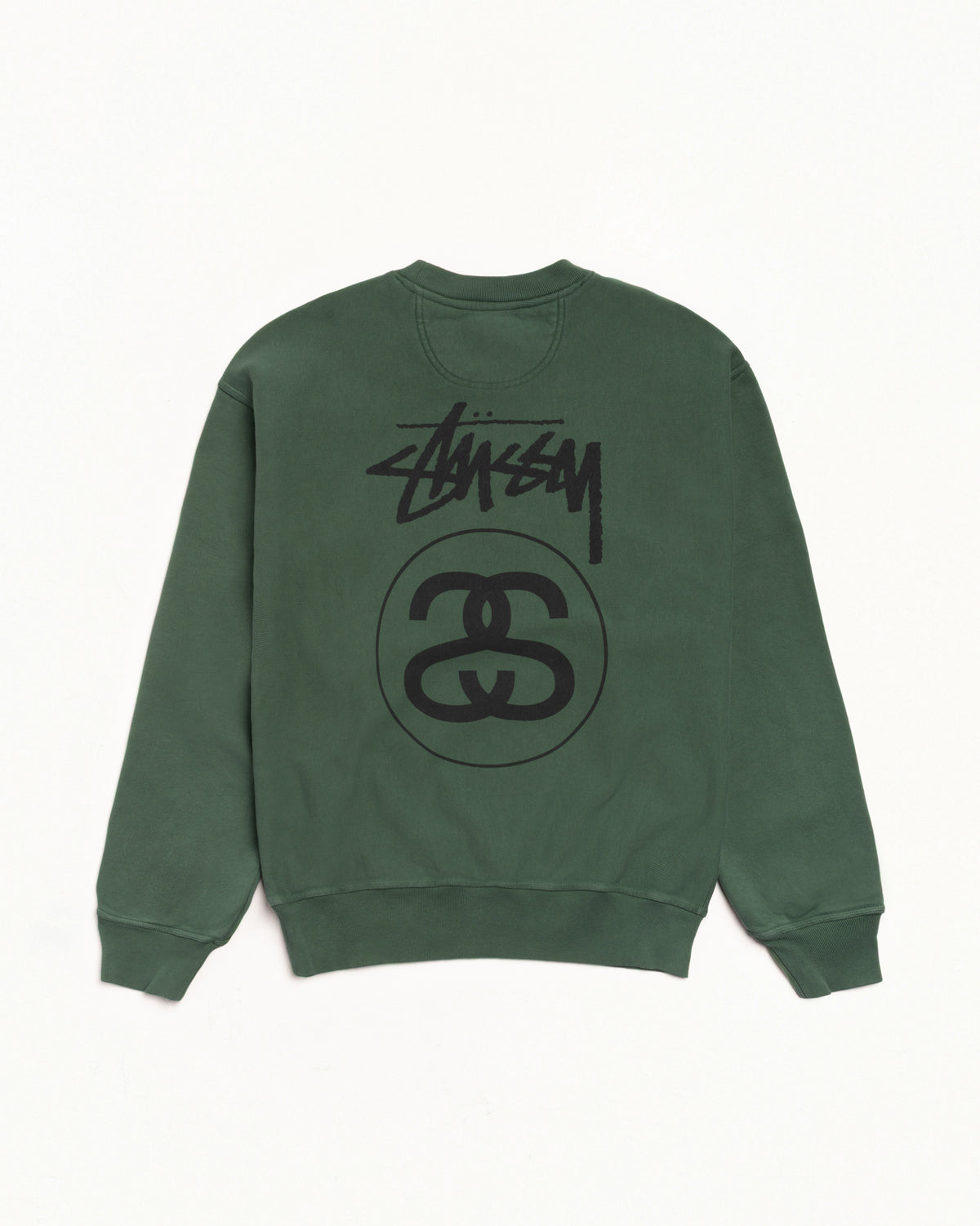 Stock Link Crew Pigment Dyed – Pine | Sweats | Stüssy