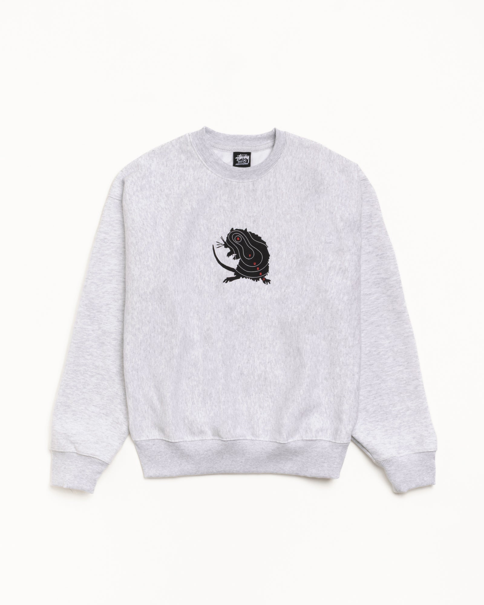 ホワイトStussy SWIRL EMBROIDERED CREW Crews | Stüssy