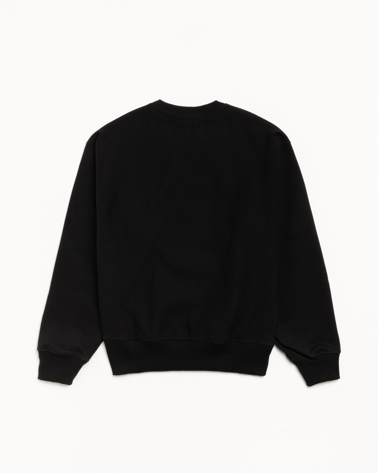 Long Range Crew – Black | Crew Sweats | Stüssy