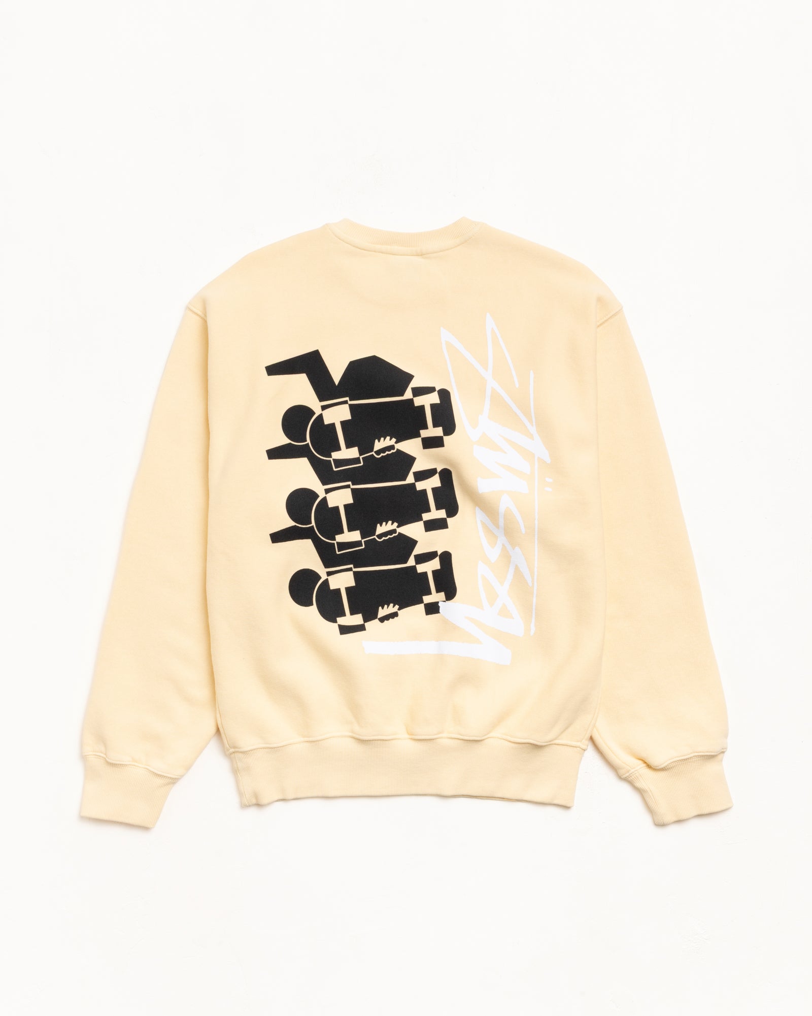 Skate Stack Crew – Gold | Crew Sweats | Stüssy