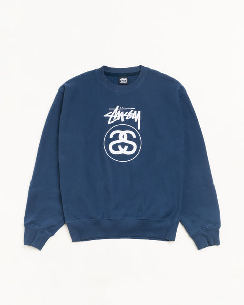 Stock Link Crew Unisex Long Sleeve In Navy