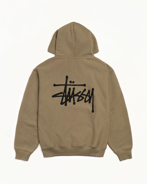 Basic Stussy Hood Mens Long Sleeve In Army