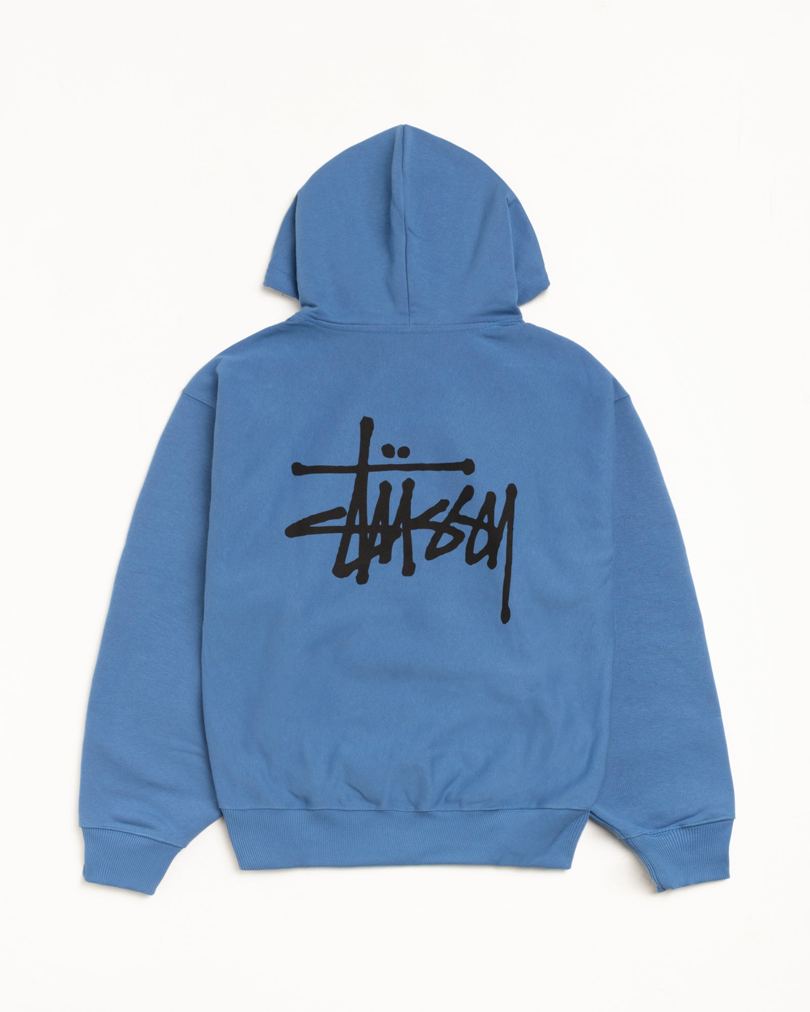 Basic Stüssy Hoodie – Blue | Sweats | Stüssy
