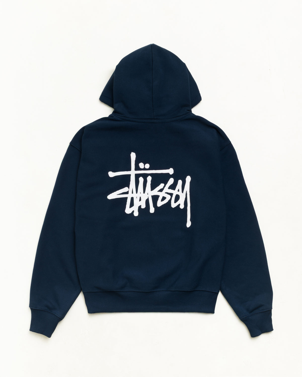 Basic Stüssy Hoodie - Navy | Sweats | Stüssy