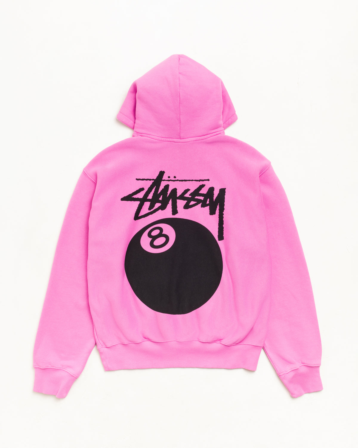 8 Ball Hoodie Garment Dyed – Pink | Sweats | Stüssy