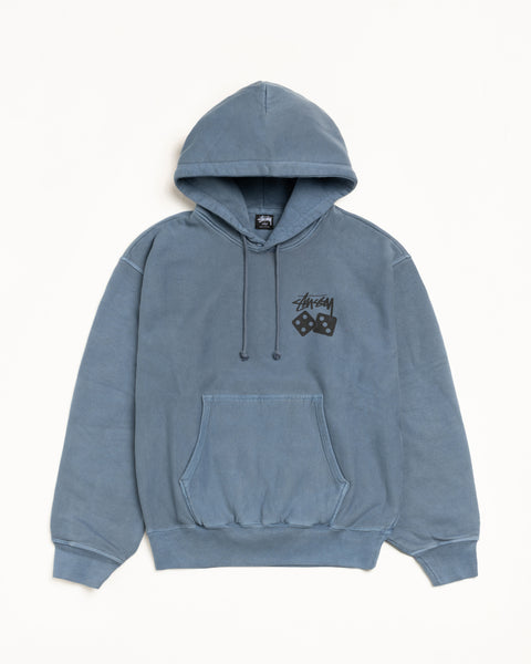 Dice Pig. Dyed Hood Mens Long Sleeve In Navy