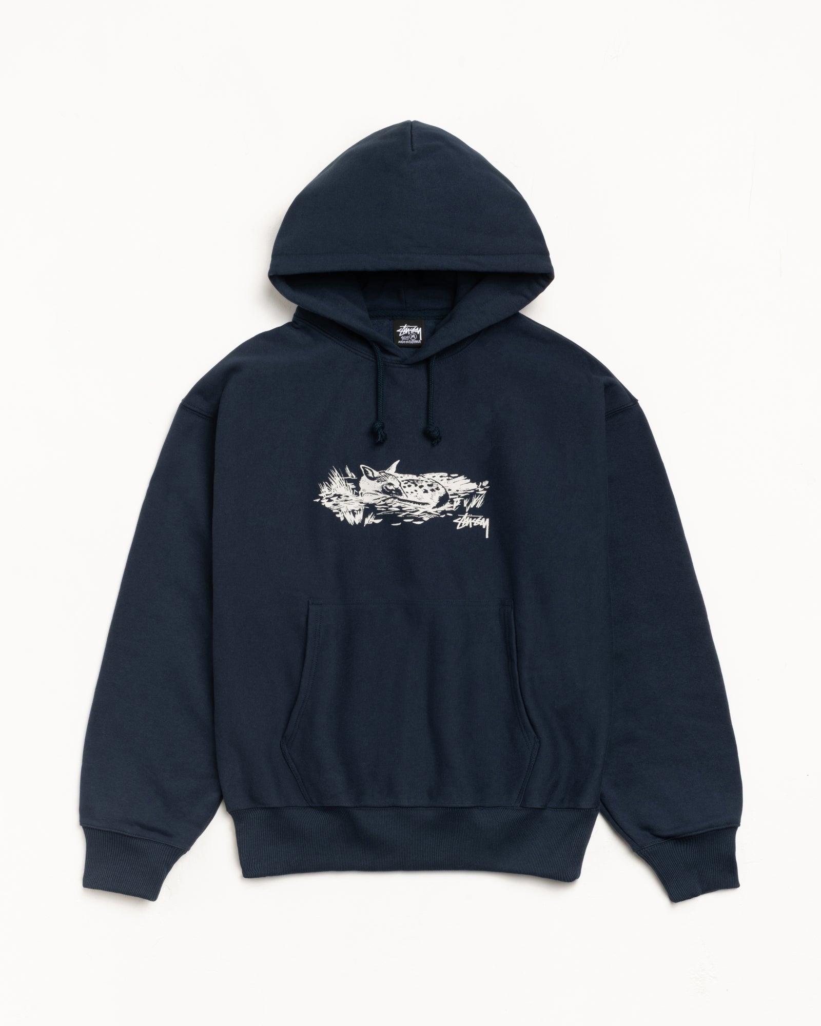 Fawn Hood Mens Long Sleeve In Navy