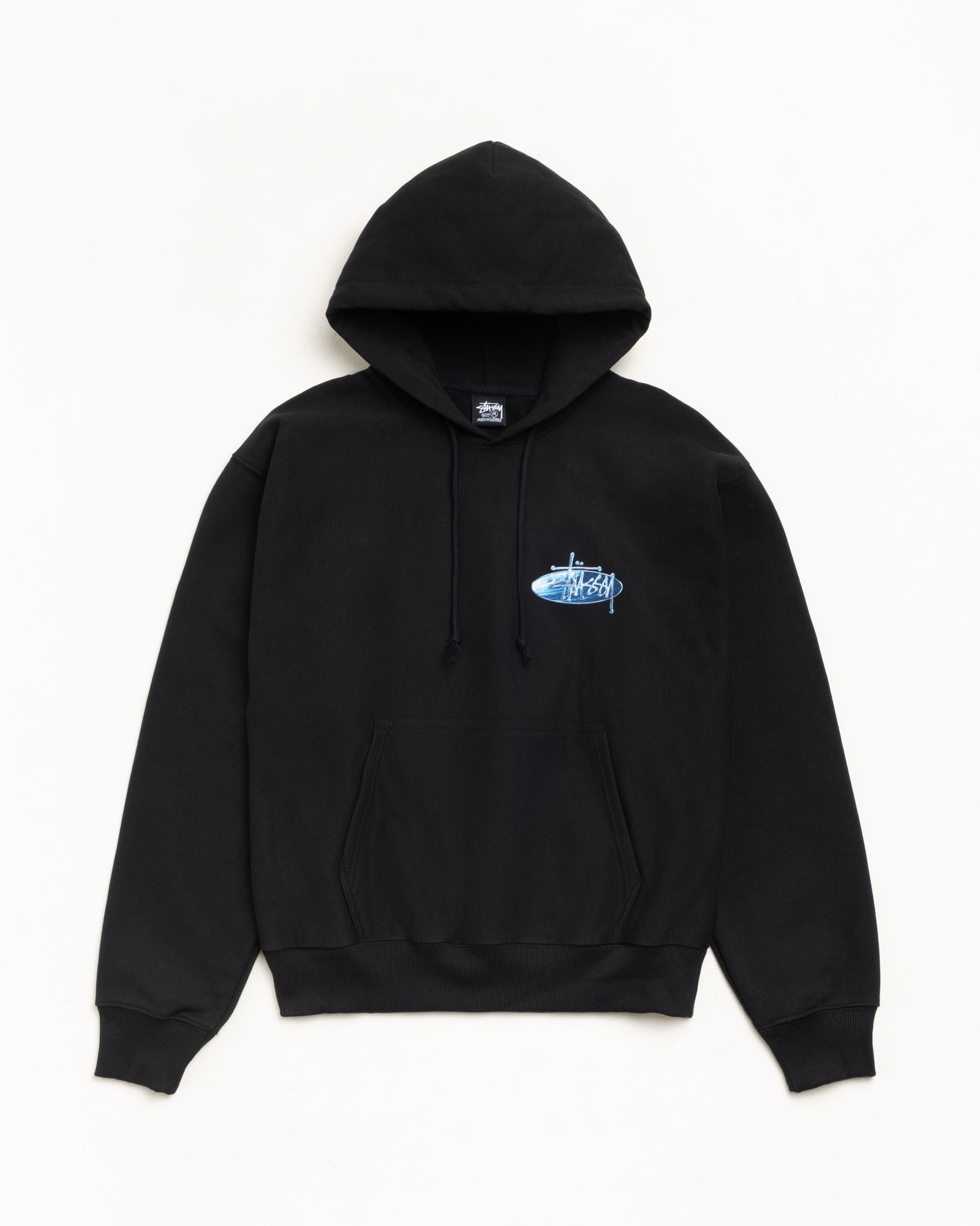 Wave Oval Hood Mens Long Sleeve In Black