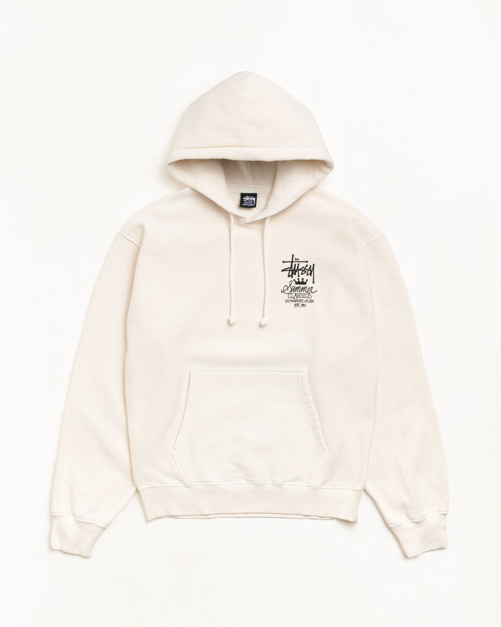 Summer Classics Garment Dyed Hoodie in Bone